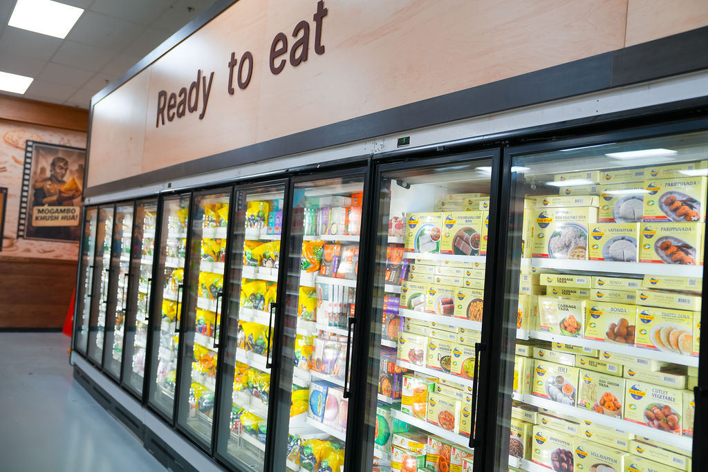 Ready to eat frozen foods freezers at Reliance Mart